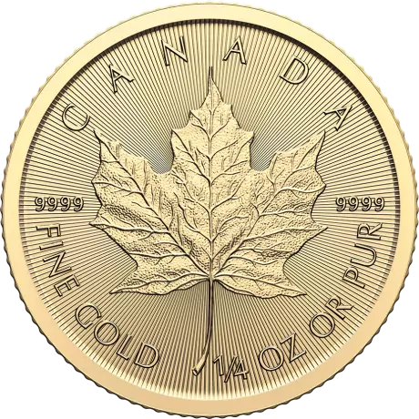 Zlatá minca Maple Leaf 2024, 1/4 oz