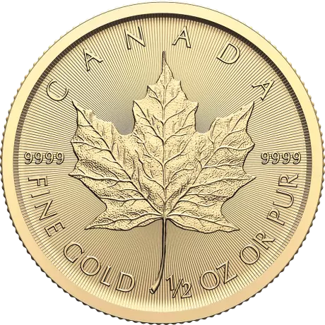 Zlatá minca Maple Leaf 2024, 1/2 oz