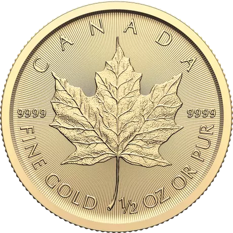 Zlatá minca Maple Leaf 1/20 oz různé roky