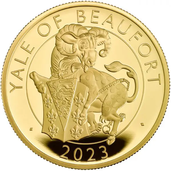Zlatá minca 1 Oz Tudorovské zvieratá Yale of Beaufort v etuji | 2023