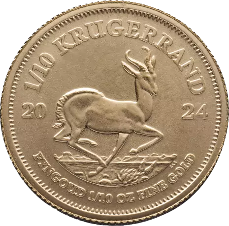 Zlatá minca Krugerrand 2024, 1/10 oz