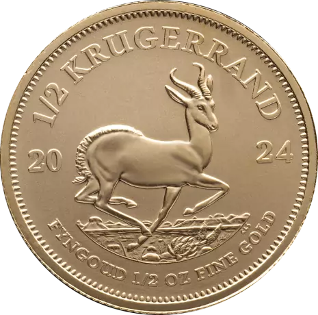 Zlatá minca Krugerrand 2024, 1/2 oz