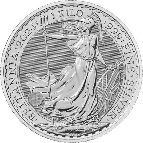Strieborná minca Britannia 2024, 1 kg