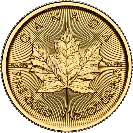Zlatá minca Maple Leaf 2026, 1/20 oz