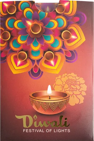 Strieborný zliatok PAMP - Diwali Lakshmi a Rangoli - Festival světel, 1 oz