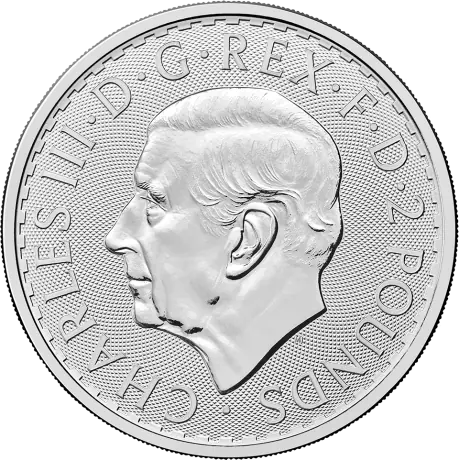 Strieborná minca Britannia Charles III 2025, 1 oz