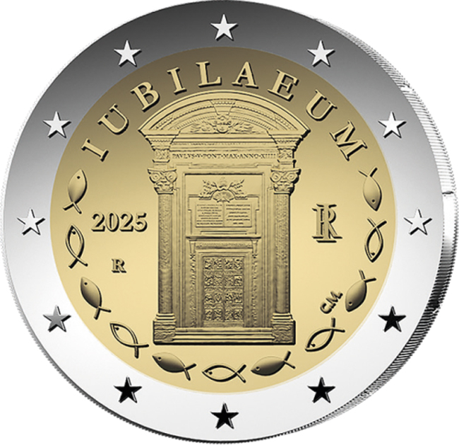 Svatý rok 2025, nominální hodnota 2 Eura, CuNi