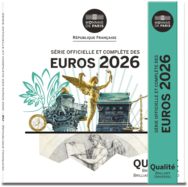 Sada mincí Francie: 2026, CuNi v blistru