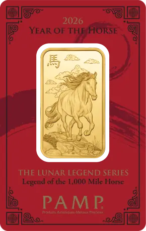 Zlatý zliatok PAMP - Rok koňa 2026, 1 oz