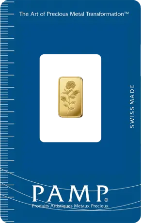 Zlatý zliatok PAMP Růže; 2,5 g