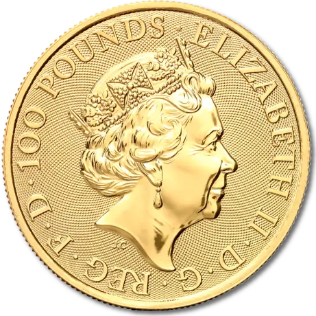 Zlatá minca Královnina zvieratá - Jednorožec 2018, 1 oz