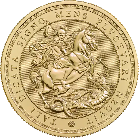Zlatá minca Sv. Jiří a Drak 2026 - Britská královská mincovna, 1 oz