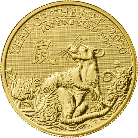 Zlatá minca Lunární série - Rok Krysy 2020, 1 oz