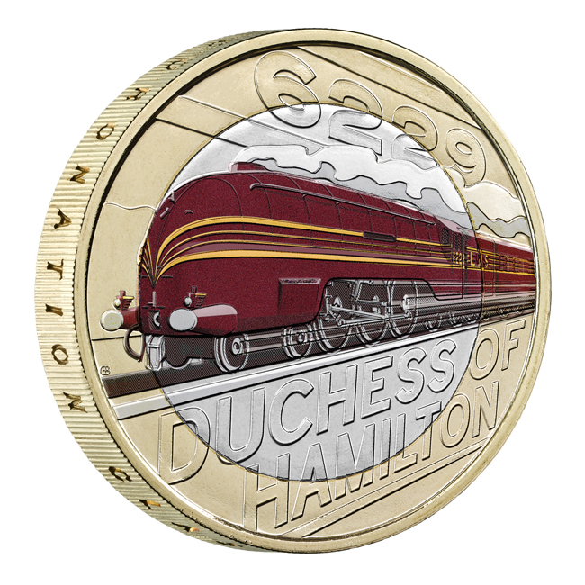 Lokomitiva Duchess of Hamilton 2026, CuNi mince v blistru