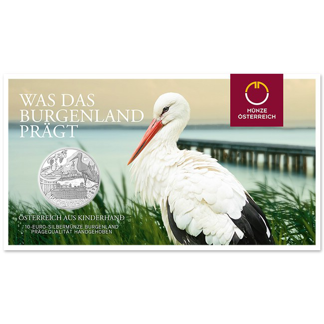 Burgenland 2015, stříbrná mince v blistru