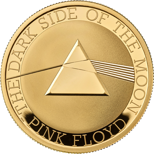 Hudební legendy: Pink Floyd 2026, zlatá mince v etuji, 1 oz