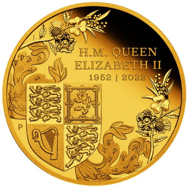 Platinové jubileum královny Alžběty II. 2 oz zlata