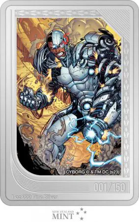 Cyborg - sběratelská mince, 1 oz stříbra
