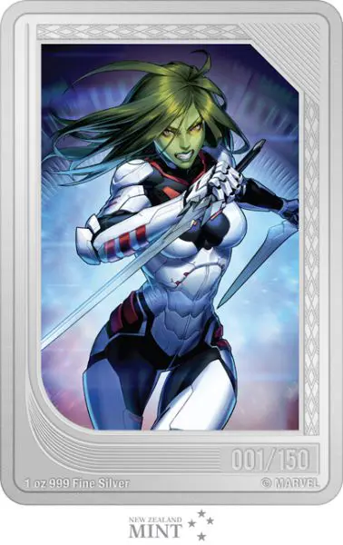 Gamora 2023 - sběratelská mince, 1 oz stříbra
