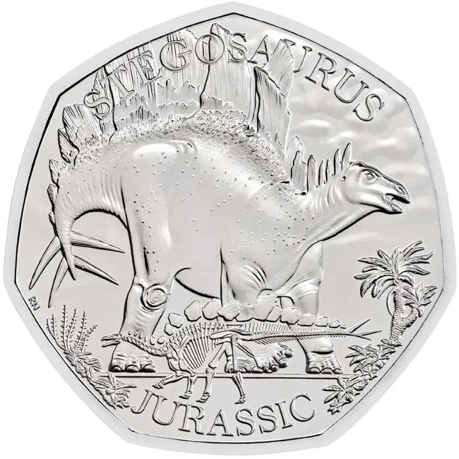 Stegosaurus, 8 g CuNi v blistru