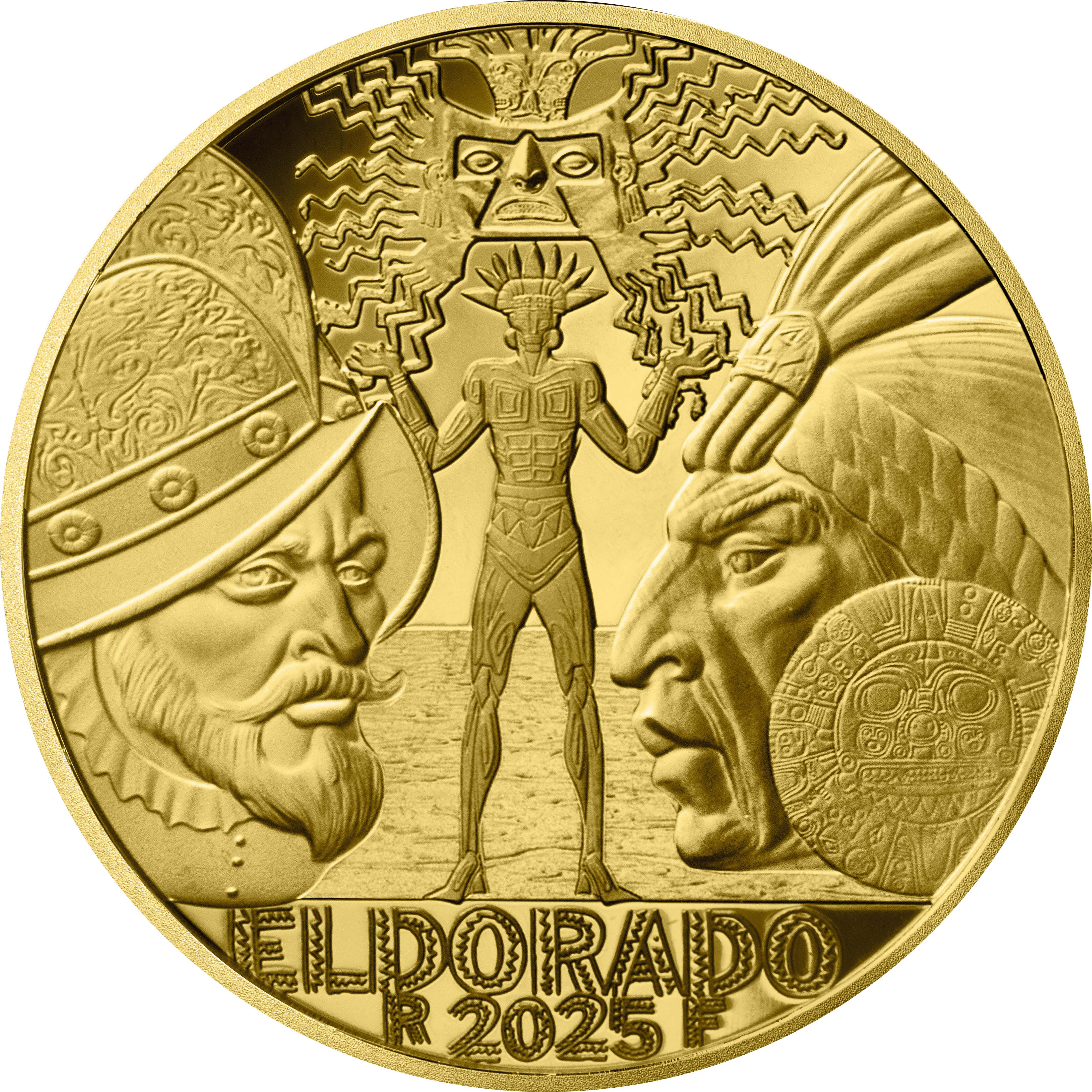 El Dorado 2025 (série: Rozsévačka), zlatá mince v etuji, 1/2 oz