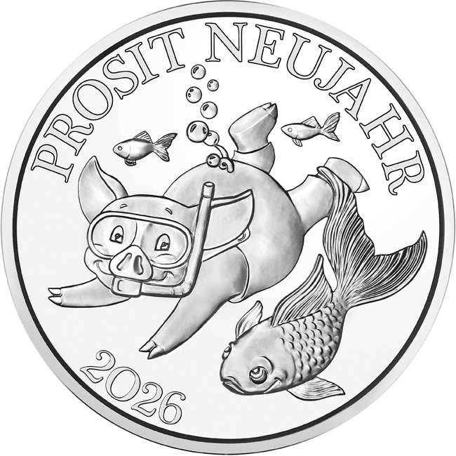 Štastný žeton 2026, stříbrná mince