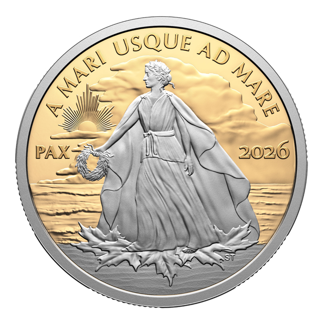 Peace Dollar 2026, zlatá mince v etuji, 1 oz