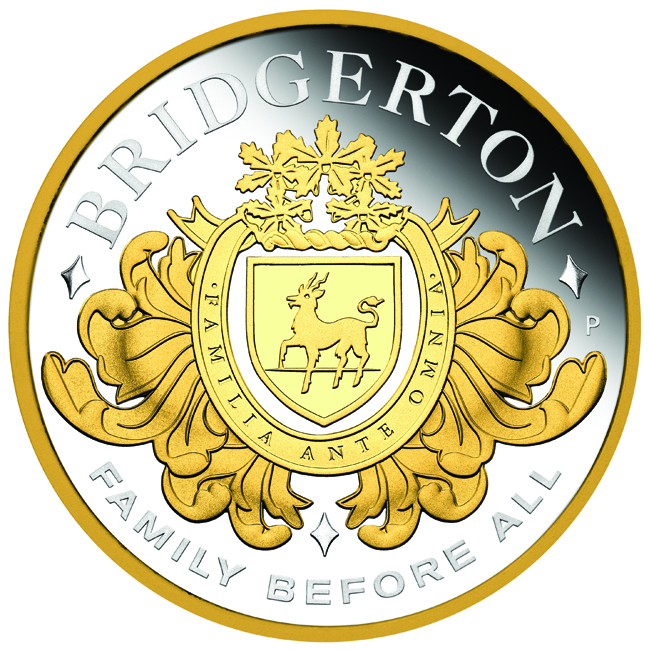 Bridgerton 2026, stříbrná mince v etuji, 2 oz