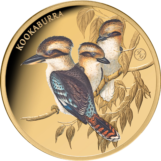 Kookaburra 2026, zlatá mince v etuji, 1 oz