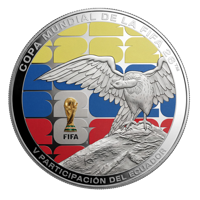 Fotbal - FIFA World Cup 2026, stříbrná mince, 13 g