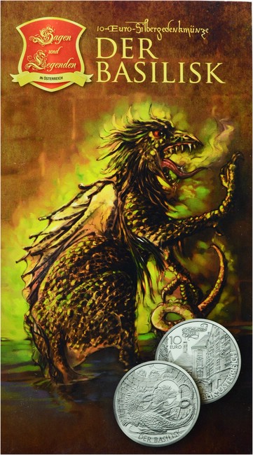 Bazilišek 2009, stříbrná mince v blistru