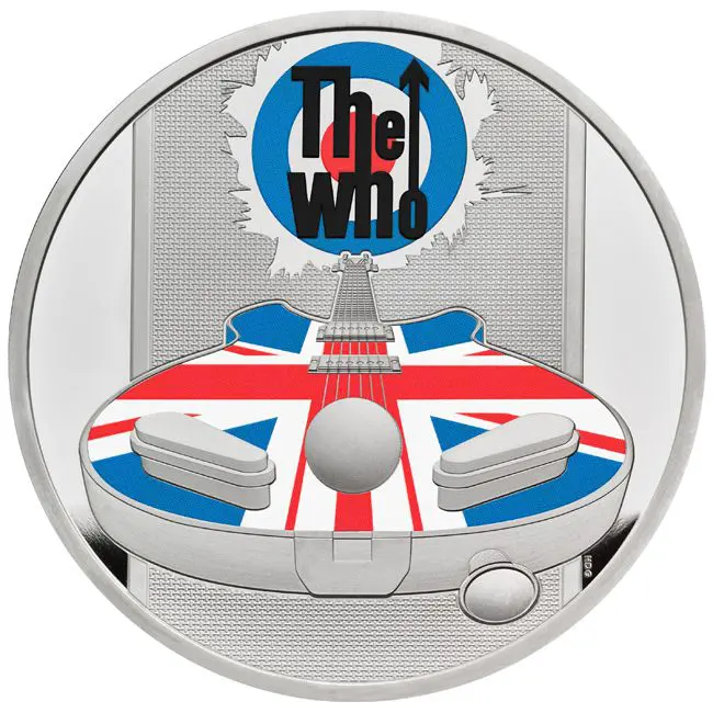 Hudební legendy -The Who 2021, stříbrná mince v etuji, 1 oz