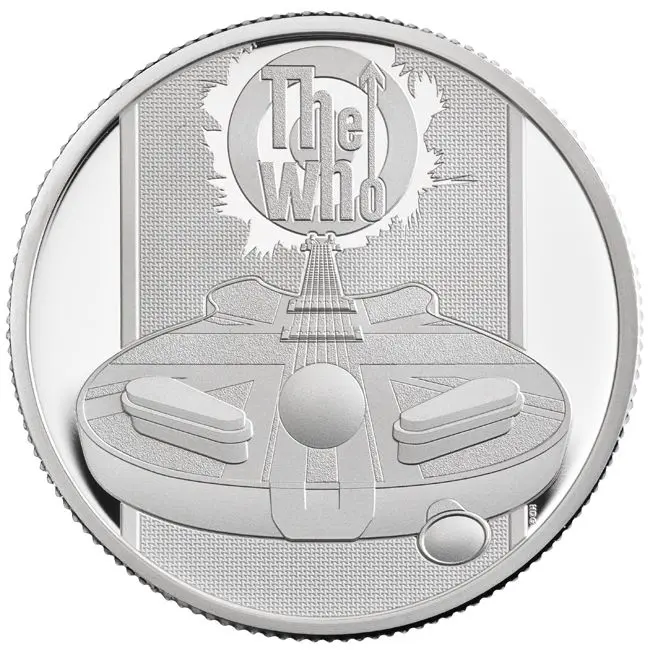 Hudební legendy -The Who  2021, stříbrná mince v etuji, 15 g