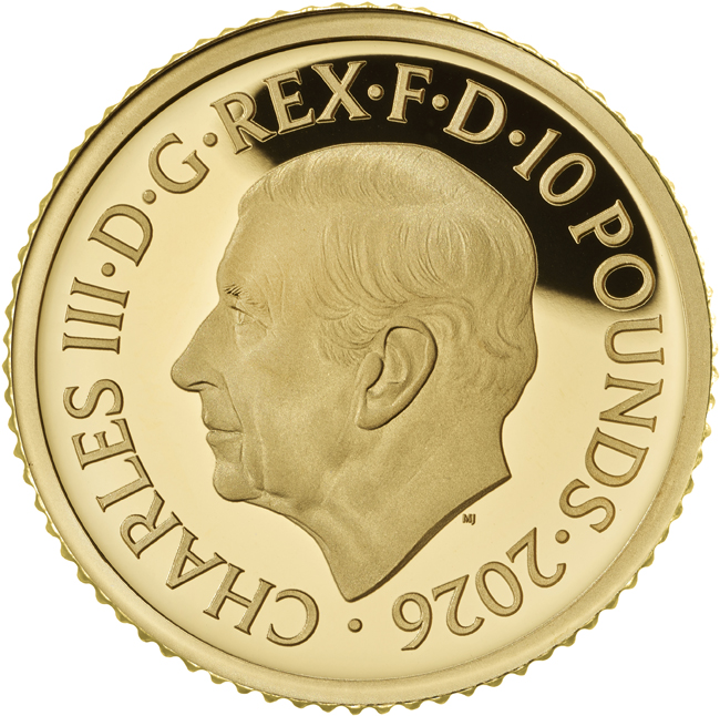 Britannia 2026 - zlatá prémiová sada mincí v etuji