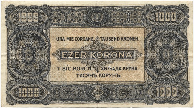 1000 Korona 1923 (Szent István)