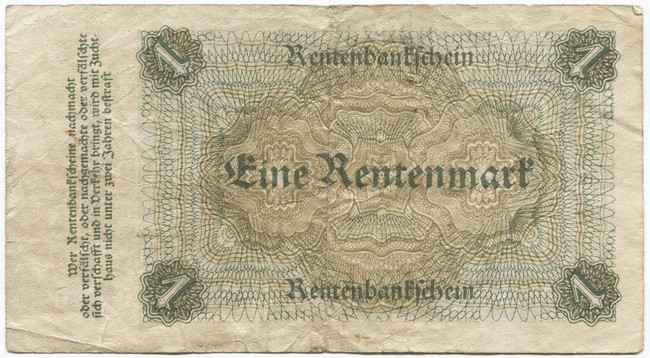 1 Rentenmark 1923
