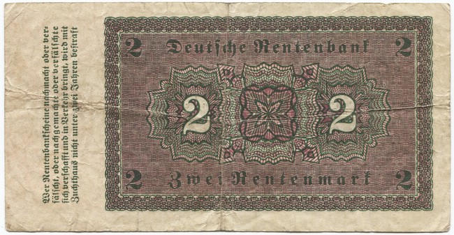 2 Rentenmark 1923