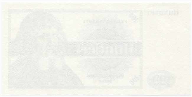100 Einheiten o.J. (Probemuster der Bundesdruckerei Berlin)