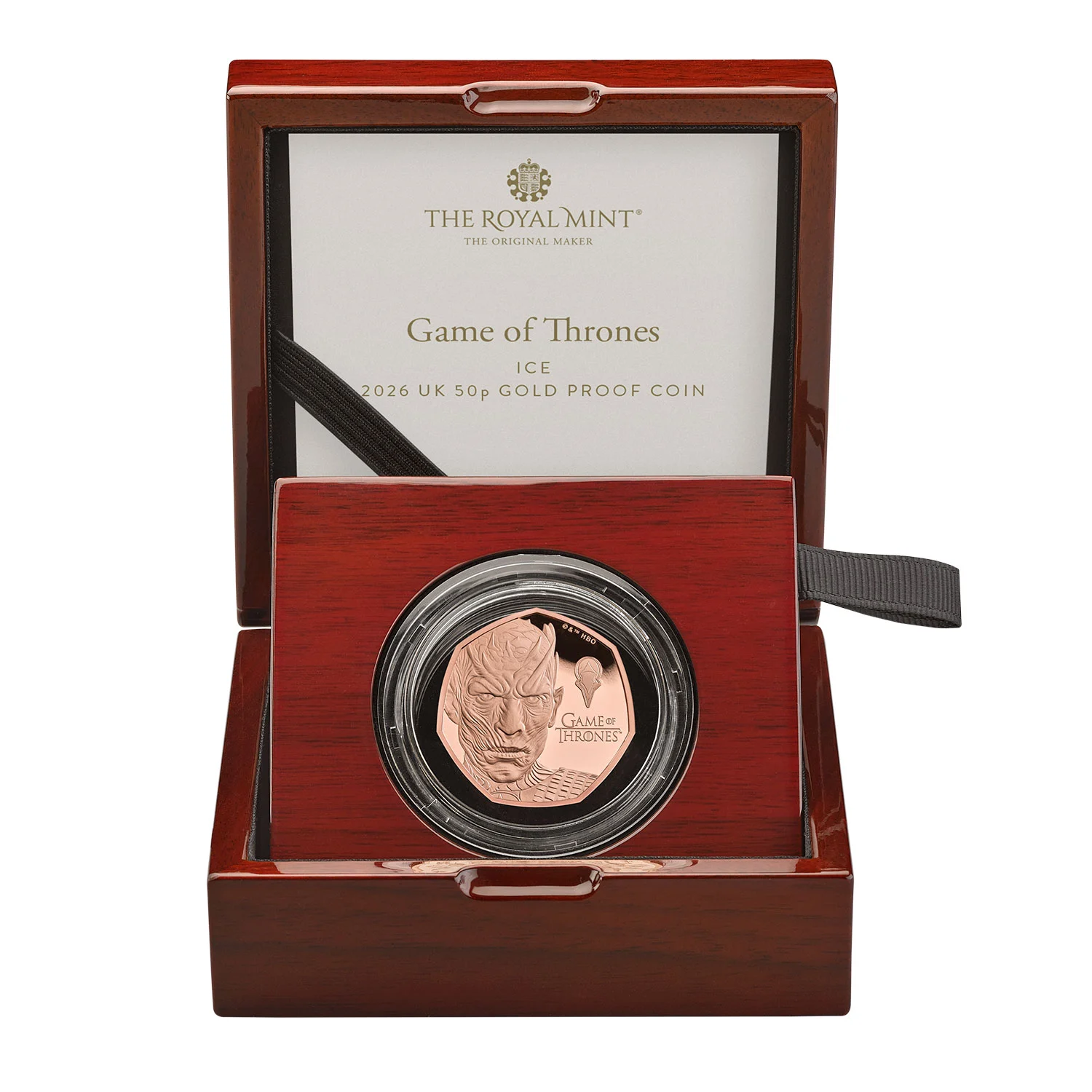 Hra o trůny: Led - 2026, zlatá mince v etuji, 1/2 oz