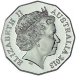 0,50 dolar Stříbrná mince 60. výročí korunovace královny Alžběty II. PP