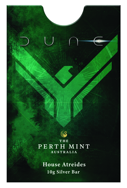 Stříbrný slitek Duna - rod Atreidů, The Perth Mint, 10 g