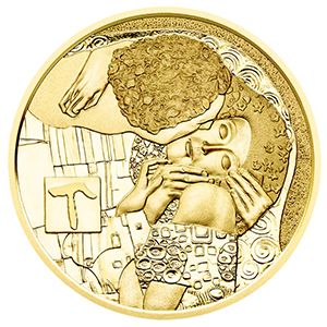 50 Euro Zlatá mince Polibek PP
