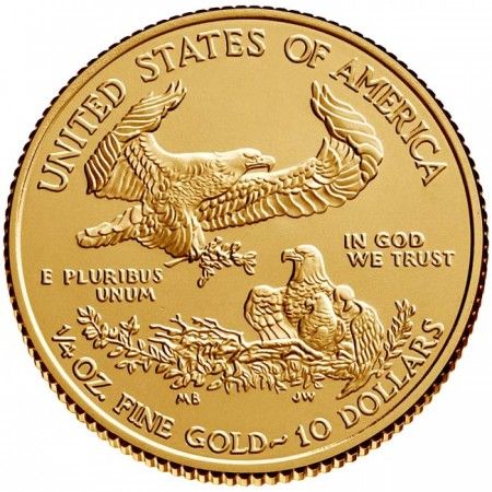 Zlatá mince American Eagle 1/4 Oz - 2019