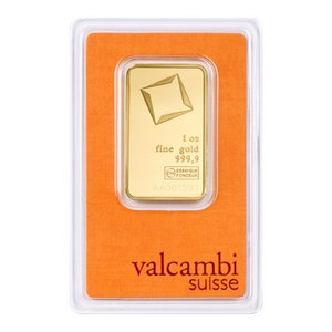 Zlatý zliatok Valcambi 1 Oz