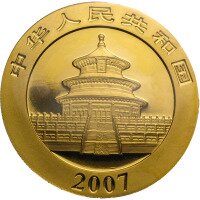 Zlatá minca Panda 1 Oz - 2007