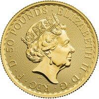 Zlatá minca Britannia Elizabeth II 1/2 Oz - 2023 